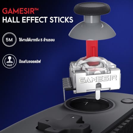 จอยเกมไร้สาย GAMESIR G8 PLUS - สีดำ_2